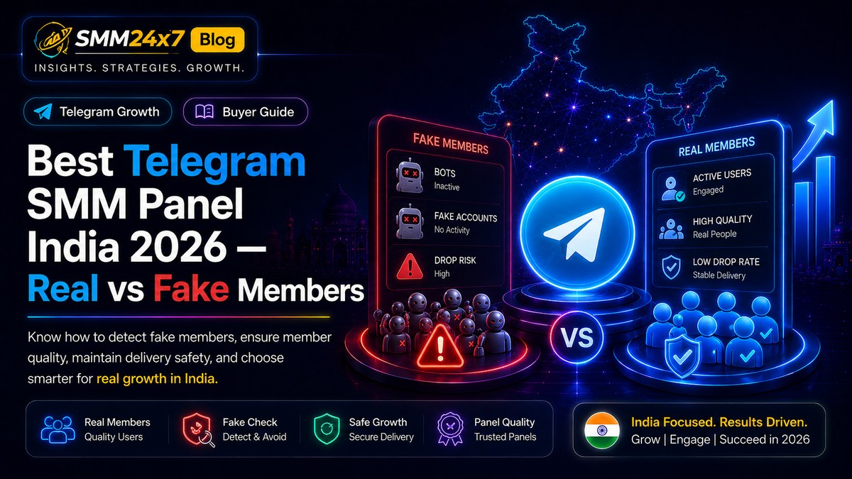 Best Telegram SMM Panel India 2026: Real vs Fake Members