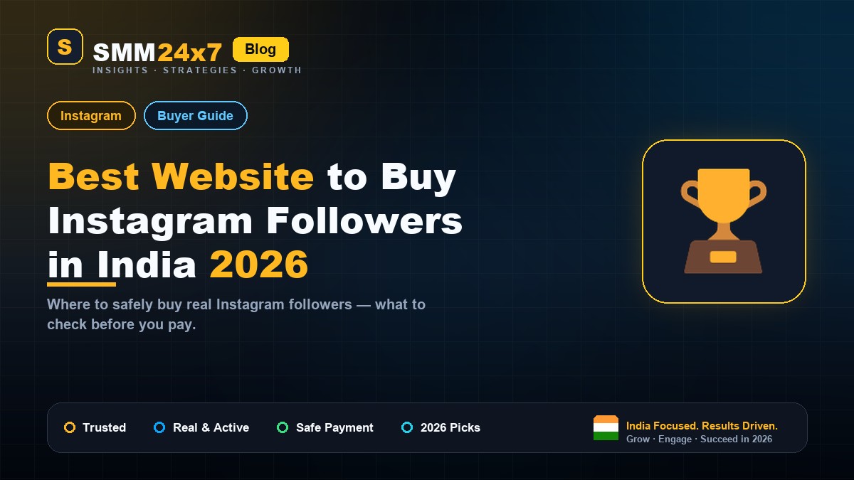 Best Website to Buy Instagram Followers in India 2026