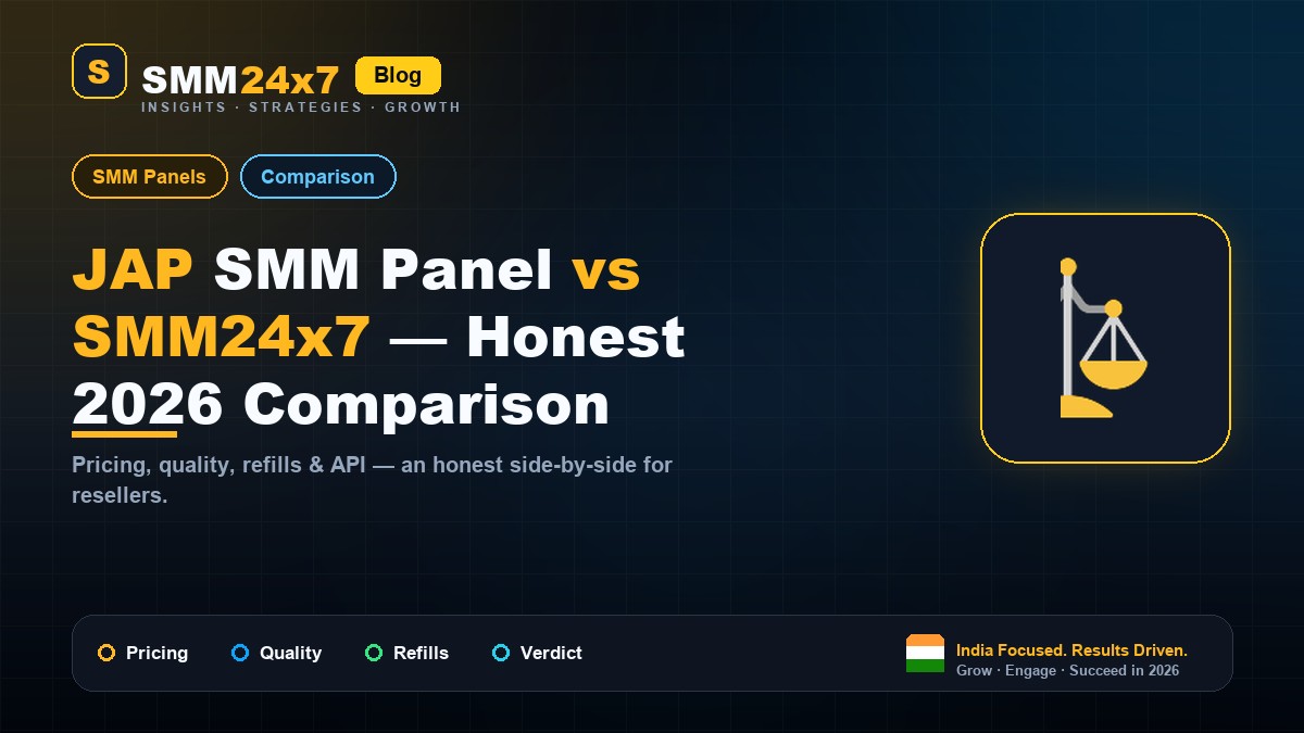 JAP SMM Panel vs smm24x7 — Honest 2026 Comparison